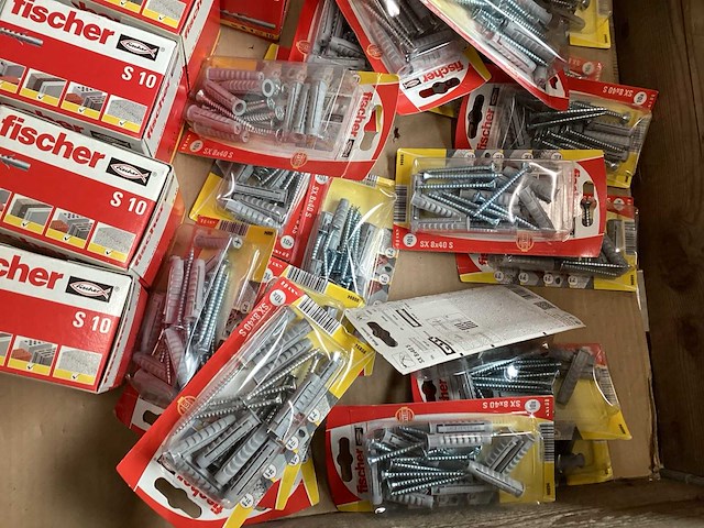 Fischer mix kavel diverse bevestigingsmaterialen (134x) - afbeelding 7 van  8