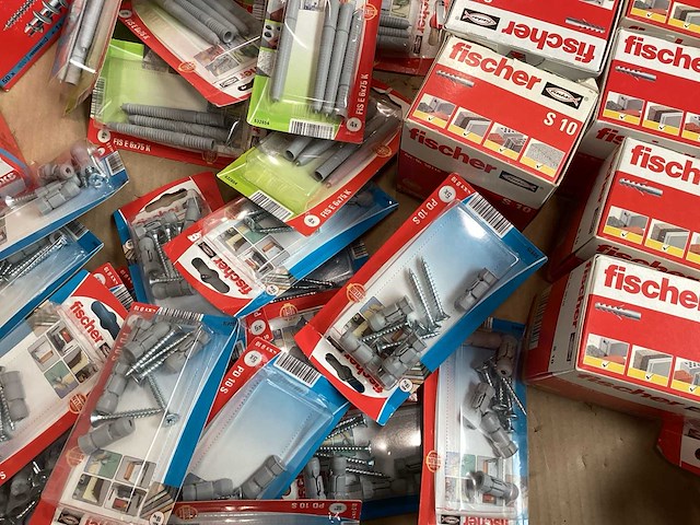 Fischer mix kavel diverse bevestigingsmaterialen (134x) - afbeelding 8 van  8