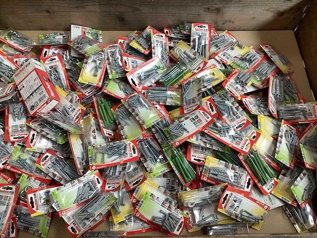 Fischer mix kavel diverse bevestigingsmaterialen (147x) - afbeelding 1 van  8