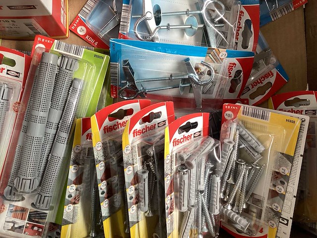 Fischer mix kavel diverse bevestigingsmaterialen (152x) - afbeelding 3 van  3