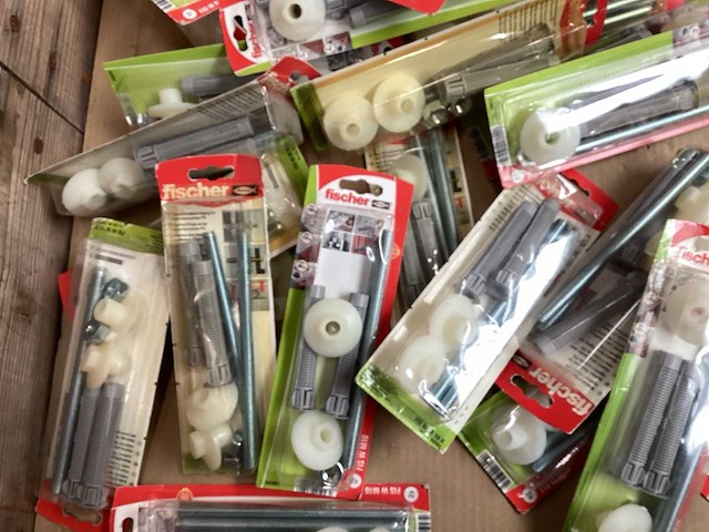 Fischer mix kavel diverse bevestigingsmaterialen (70x) - afbeelding 4 van  4