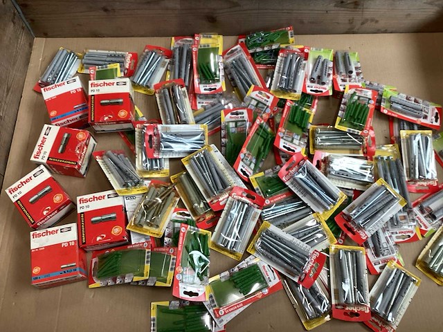Fischer mix kavel diverse bevestigingsmaterialen (72x) - afbeelding 1 van  6