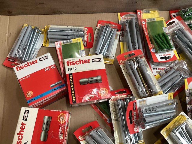 Fischer mix kavel diverse bevestigingsmaterialen (72x) - afbeelding 3 van  6