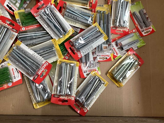 Fischer mix kavel diverse bevestigingsmaterialen (72x) - afbeelding 5 van  6