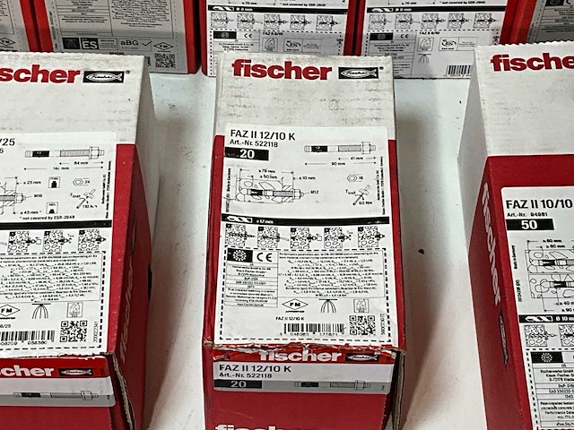 Fischer partij diverse bevestigingsmaterialen (20x) - afbeelding 2 van  17