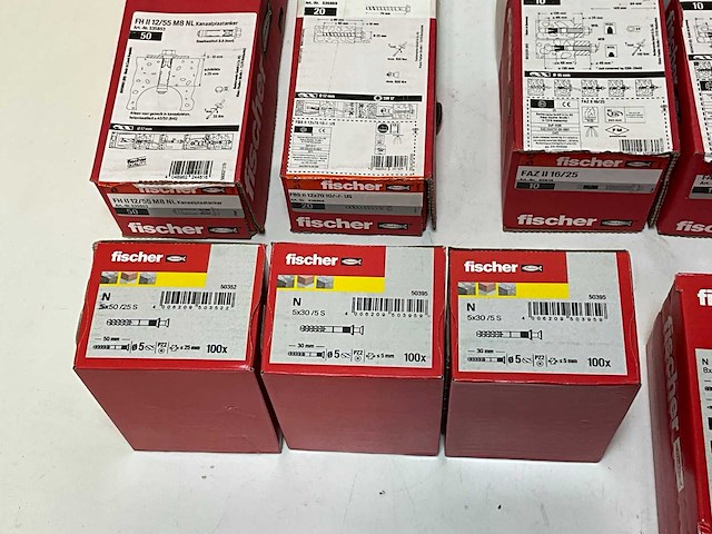 Fischer partij diverse bevestigingsmaterialen (20x) - afbeelding 6 van  17