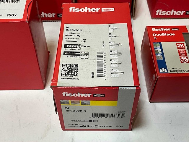 Fischer partij diverse bevestigingsmaterialen (20x) - afbeelding 7 van  17