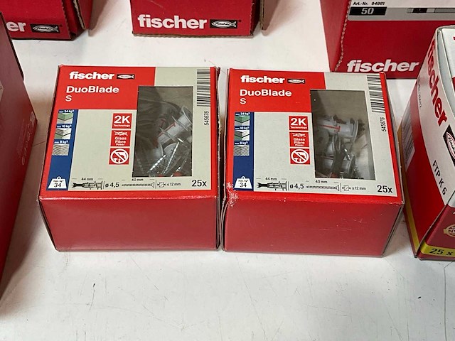 Fischer partij diverse bevestigingsmaterialen (20x) - afbeelding 8 van  17