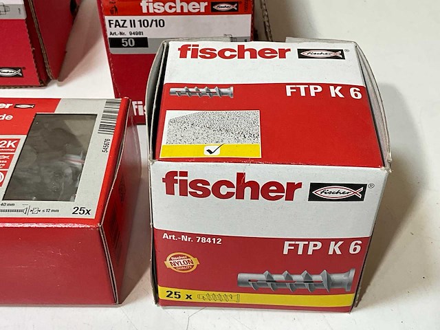 Fischer partij diverse bevestigingsmaterialen (20x) - afbeelding 9 van  17