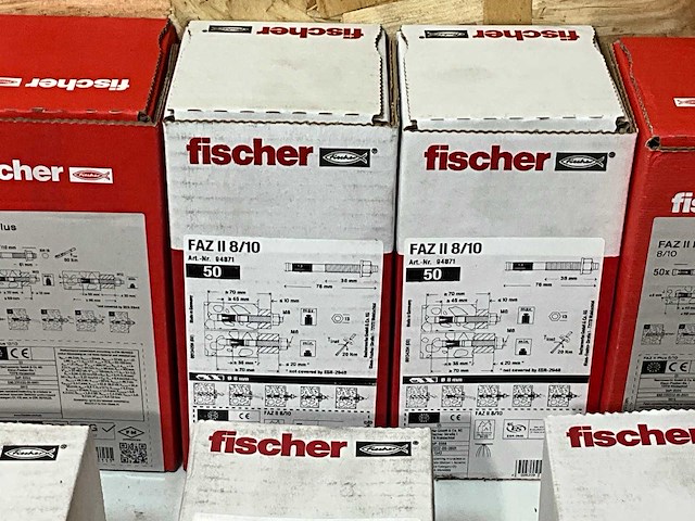 Fischer partij diverse bevestigingsmaterialen (20x) - afbeelding 15 van  17