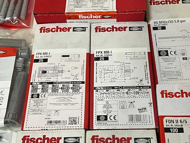 Fischer partij diverse bevestigingsmaterialen - afbeelding 9 van  11
