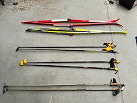 Fischer / salomon langlaufski’s + yoko / swix stokken - afbeelding 1 van  7
