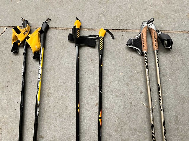 Fischer / salomon langlaufski’s + yoko / swix stokken - afbeelding 4 van  7
