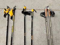 Fischer / salomon langlaufski’s + yoko / swix stokken - afbeelding 4 van  7