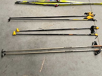 Fischer / salomon langlaufski’s + yoko / swix stokken - afbeelding 5 van  7