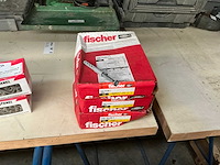 Fischer sxr 10x80 t constructie schroeven met plug (150x) - afbeelding 1 van  2