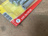 Fischer sxr10x120 plug met houtdraadbout (100x) - afbeelding 1 van  2