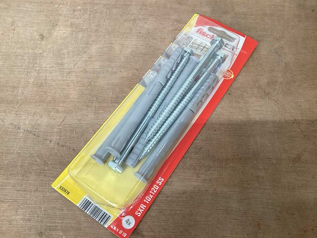 Fischer sxr10x120 plug met houtdraadbout (93x) - afbeelding 1 van  4