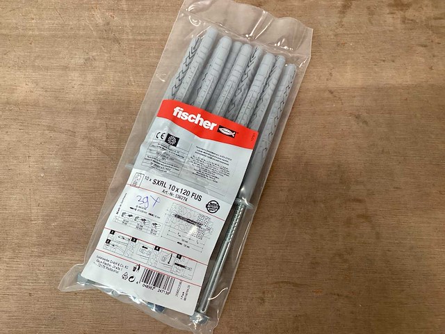 Fischer sxrl 10x 120 fus constructieplug, zak 10 stuks (60x) - afbeelding 1 van  3