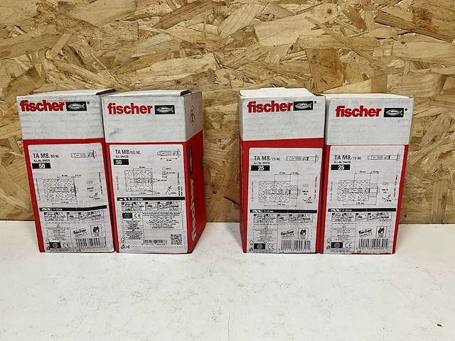 Fischer ta m8 hulsankers (4x) - afbeelding 1 van  3