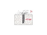 Fischer whg set gecoat beton m8 voor verankering en afdichting - afbeelding 3 van  4