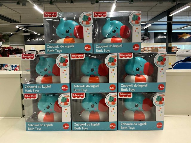 Fisher-price bubbelolifant badspeelgoed (8x) - afbeelding 2 van  4