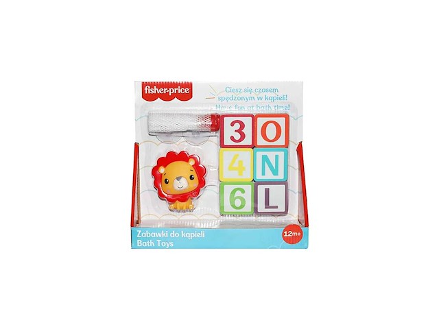 Fisher-price letters en cijfers badspeelgoed (6x) - afbeelding 1 van  4