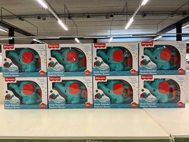 Fisher-price olifant douche - badspeelgoed (8x) - afbeelding 2 van  4