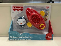 Fisher-price opwindbare paddle boot (pinguïn) badspeelgoed (8x) - afbeelding 2 van  4