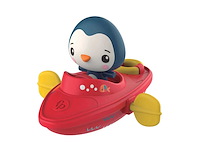 Fisher-price opwindbare paddle boot (pinguïn) badspeelgoed (8x) - afbeelding 1 van  4
