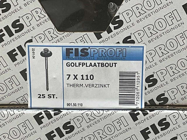 Fisprofi golfplaatbout 7x110 (100x) - afbeelding 5 van  6