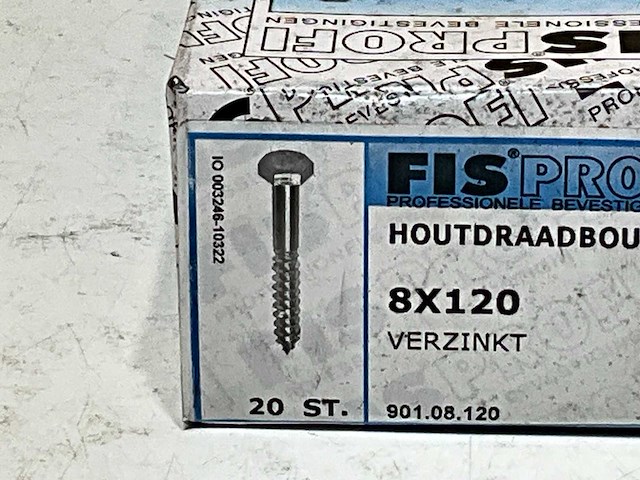 Fisprofi houtdraadbout 8x120 (420x) - afbeelding 4 van  5
