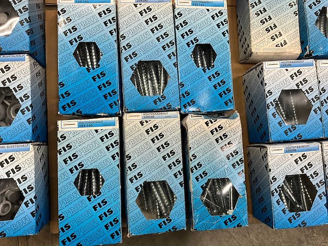 Fisprofi partij houtdraadbouten, slotbouten en diversen (62x) - afbeelding 6 van  24