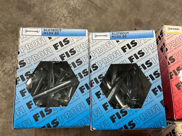 Fisprofi partij houtdraadbouten, slotbouten en diversen (62x) - afbeelding 8 van  24