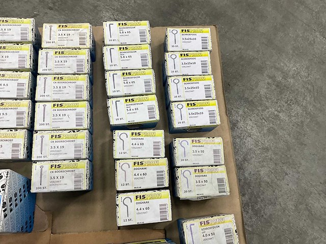Fisprofi partij houtdraadbouten, slotbouten en stokeinden (80x) - afbeelding 9 van  20