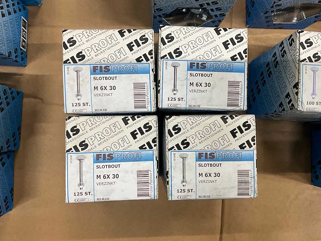 Fisprofi partij houtdraadbouten, slotbouten en stokeinden (91x) - afbeelding 10 van  22