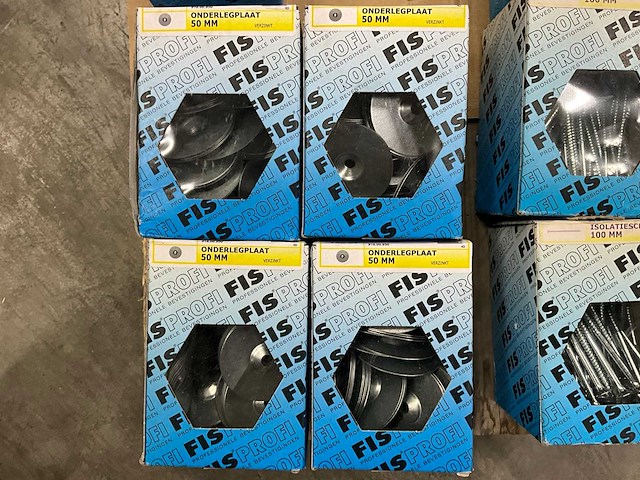 Fisprofi partij isolatieschroeven, slotbouten, keilbouten en overige (60x) - afbeelding 5 van  22
