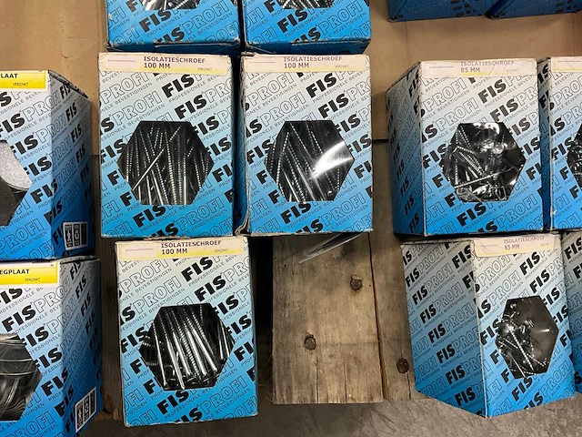 Fisprofi partij isolatieschroeven, slotbouten, keilbouten en overige (60x) - afbeelding 6 van  22