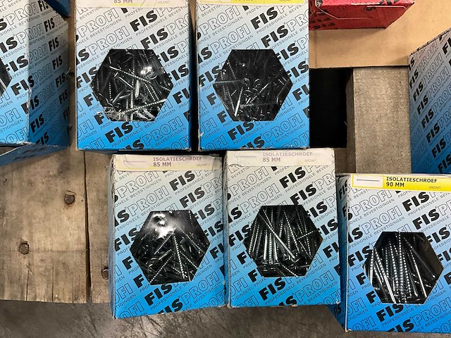 Fisprofi partij isolatieschroeven, slotbouten, keilbouten en overige (60x) - afbeelding 14 van  22