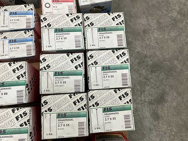 Fisprofi partij oa rvs moeren, sluitringen, houtdraadbouten en diversen (135x) - afbeelding 21 van  36