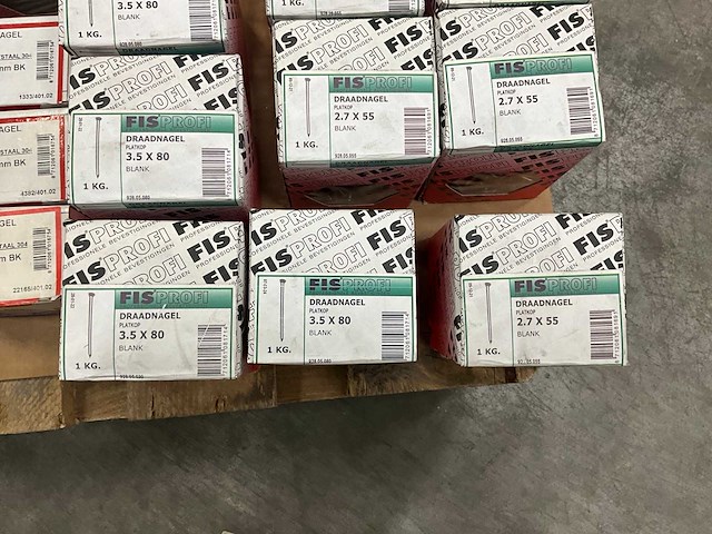 Fisprofi partij oa rvs moeren, sluitringen, houtdraadbouten en diversen (135x) - afbeelding 24 van  36