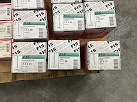 Fisprofi partij oa rvs moeren, sluitringen, houtdraadbouten en diversen (135x) - afbeelding 24 van  36