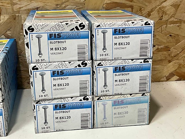 Fisprofi slotbouten m8x120 en m10x120 (110x) - afbeelding 4 van  5