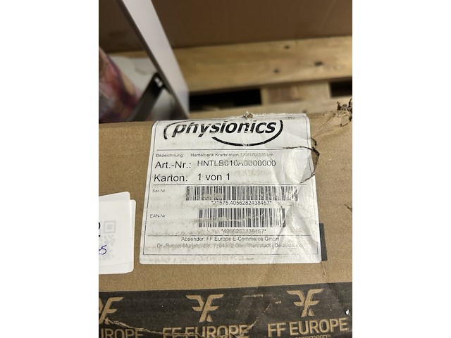 Fitness multifunctionele halterbank physionics - afbeelding 2 van  2