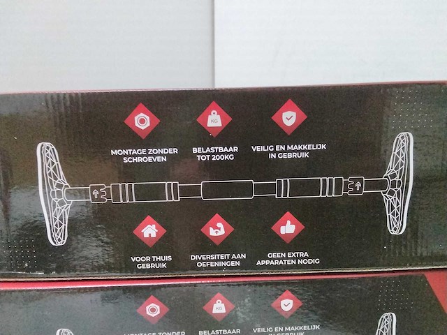 Fitness optrekstang van 101 products (3x) - afbeelding 3 van  4
