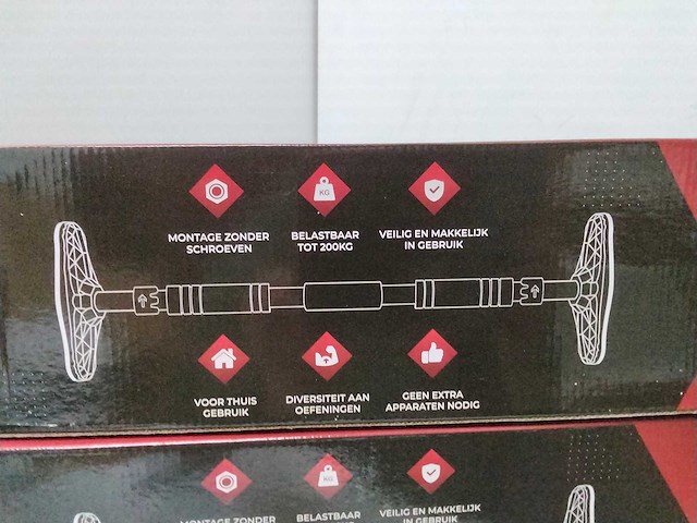 Fitness optrekstang van 101 products (3x) - afbeelding 3 van  4