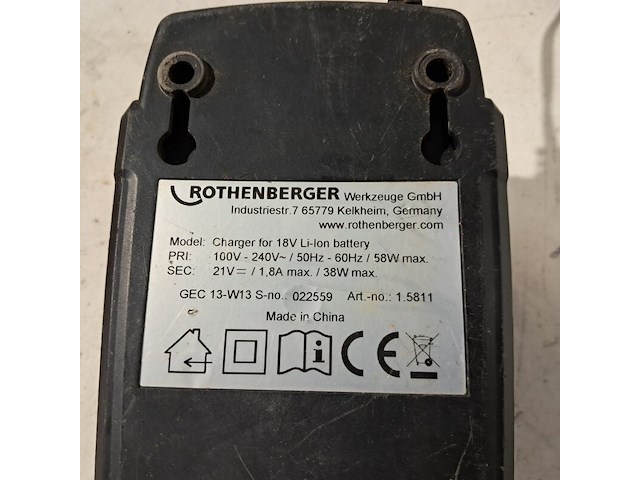 Fittingpersmachine rothenberger, romax 3000, bouwjaar 2012 - afbeelding 2 van  13