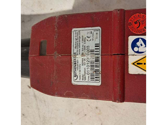 Fittingpersmachine rothenberger, romax 3000, bouwjaar 2012 - afbeelding 8 van  13