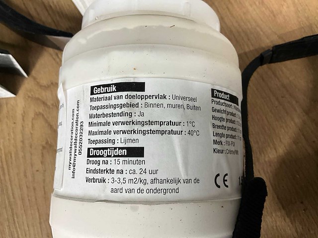 Fix-fix 1.5 kg polystyreenschuimlijm (9x) - afbeelding 1 van  1