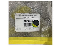 Fjord 40 open plexiglass boat windshield 2130 x 1280 x 10 mm - tbf2003 - afbeelding 6 van  7